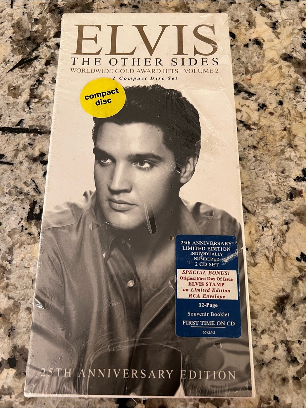 New sealed Elvis The Other Sides (25th Anniversary Edition) CD’s, book, stamp